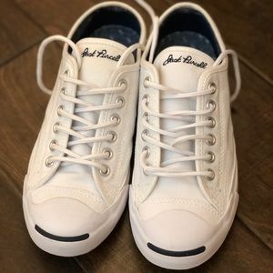 NWOT - Converse Jack Purcell white canvas sneaker